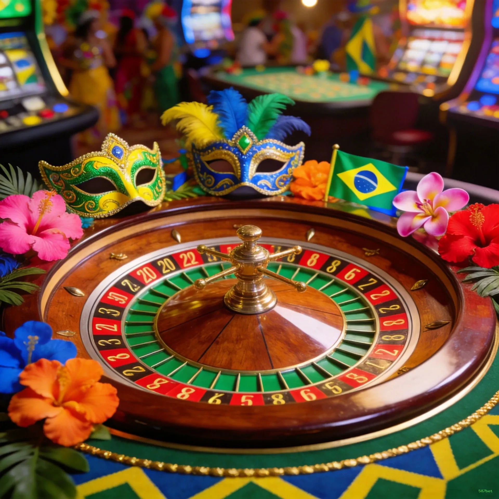 Roleta e blackjack 587bet